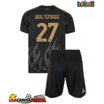 Camisa de Futebol Juventus Nick Woltemade #27 Equipamento Alternativo Infantil 2026-27 Manga Curta (+ Calças curtas)
